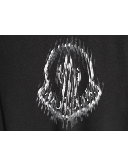 Moncler Blur Print Logo ShortSleeve TShirt,Moncler T Shirt,Tshirt,APPAREL