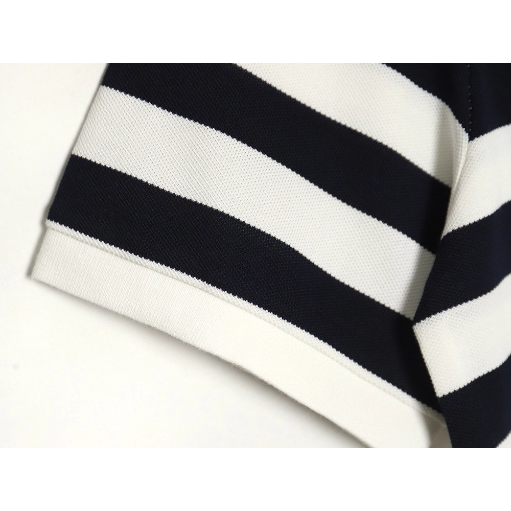 Prada StripedPanel ShortSleeve Polo,Prada Shirt,Shirt,APPAREL