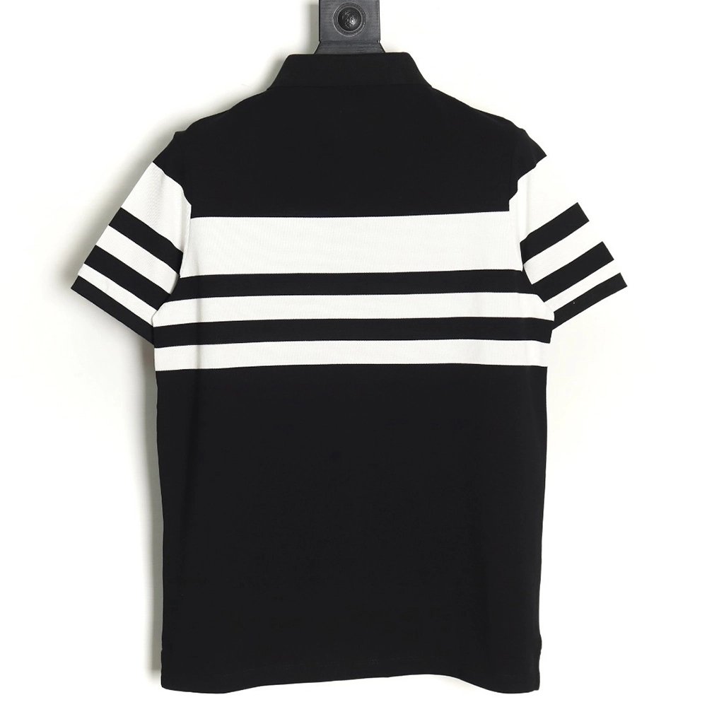Prada StripedPanel ShortSleeve Polo,Prada Shirt,Shirt,APPAREL