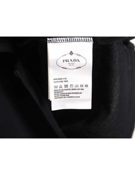 Prada StripedPanel ShortSleeve Polo,Prada Shirt,Shirt,APPAREL
