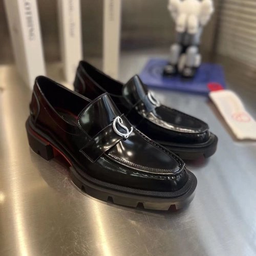 Christian Louboutin Moc Lug Flat Black,Christian Louboutin Sneakers,More Brands