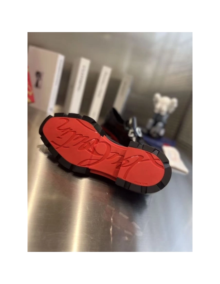 Christian Louboutin Moc Lug Flat Black,Christian Louboutin Sneakers,More Brands
