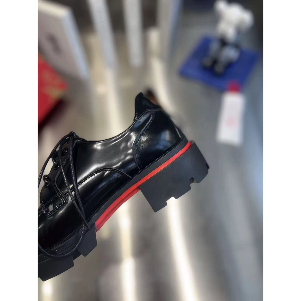 Christian Louboutin Our Georges L Laceup Leather Shoes,Christian Louboutin Sneakers,More Brands