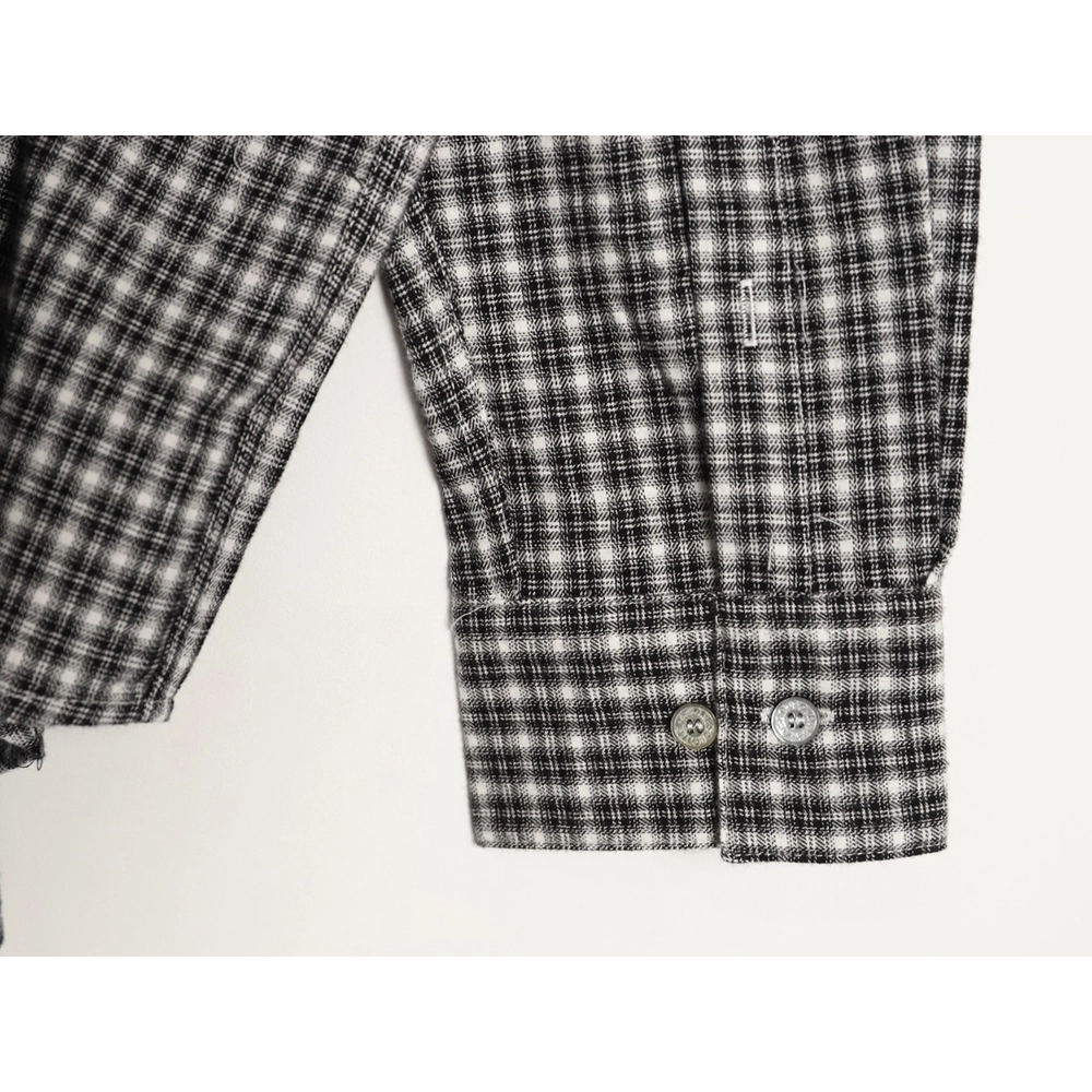 Acne Studios Plaid Flannel LongSleeve Shirt,Acne Studios Shirt,Shirt,APPAREL