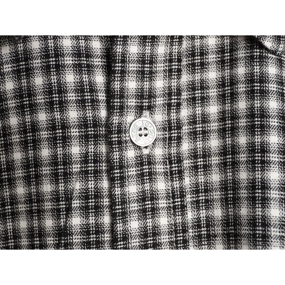 Acne Studios Plaid Flannel LongSleeve Shirt,Acne Studios Shirt,Shirt,APPAREL