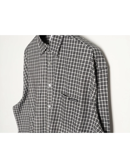 Acne Studios Plaid Flannel LongSleeve Shirt,Acne Studios Shirt,Shirt,APPAREL