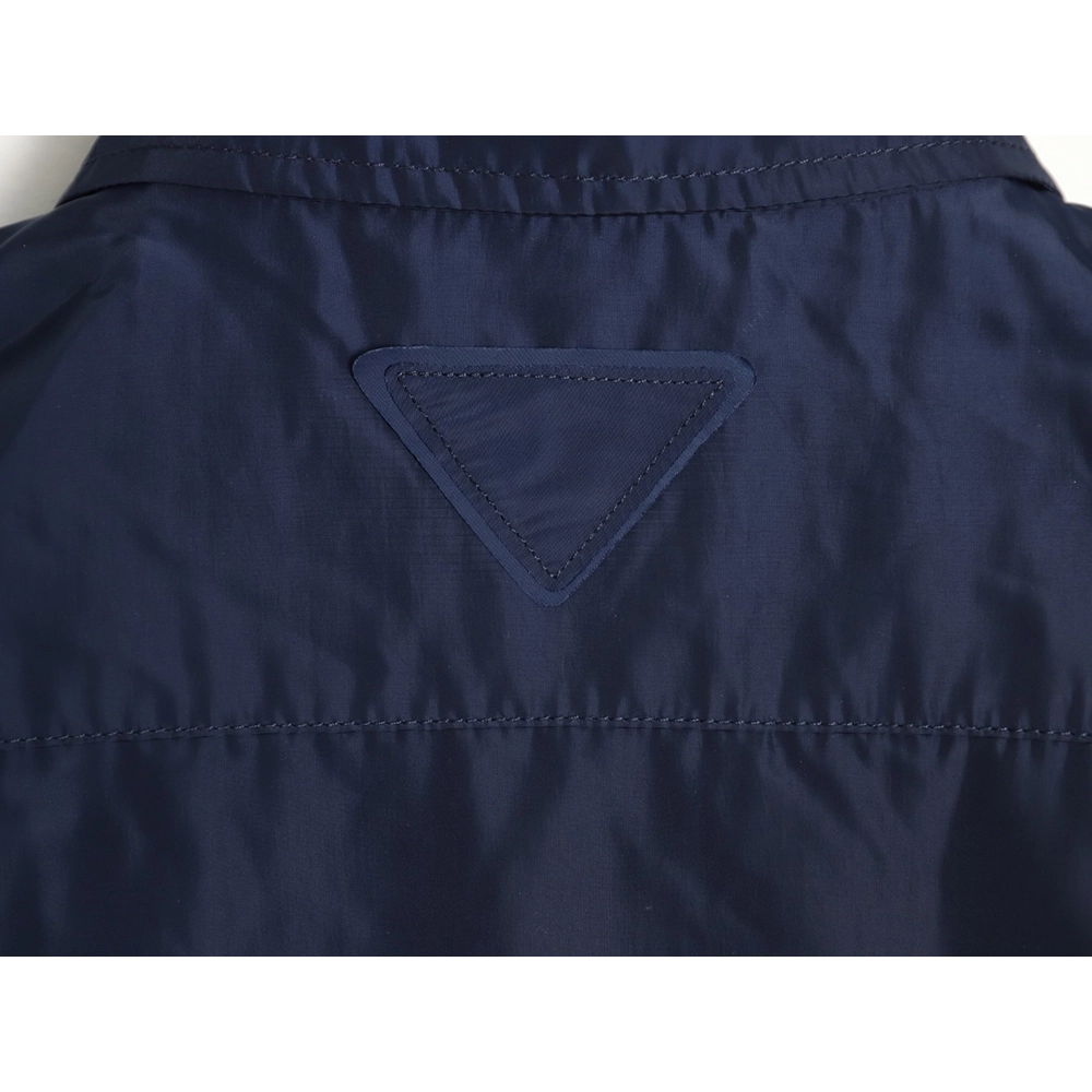 Prada pocket tag back triangle logo shirt,Prada Shirt,Shirt,APPAREL