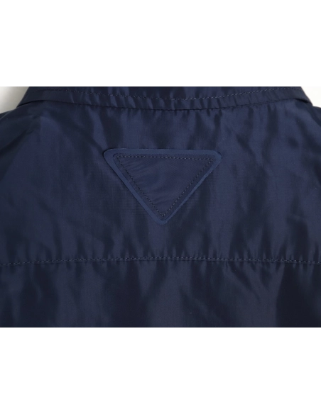 Prada pocket tag back triangle logo shirt,Prada Shirt,Shirt,APPAREL