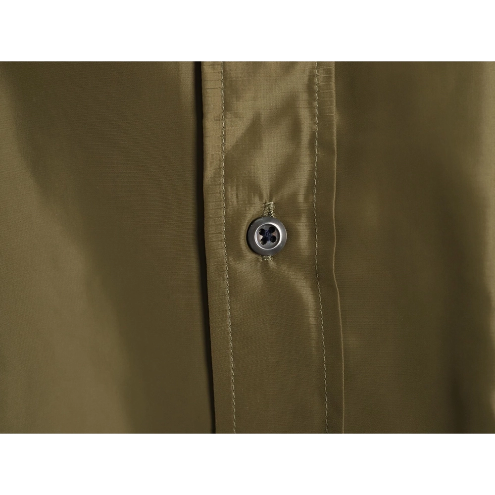 Prada pocket tag back triangle logo shirt,Prada Shirt,Shirt,APPAREL