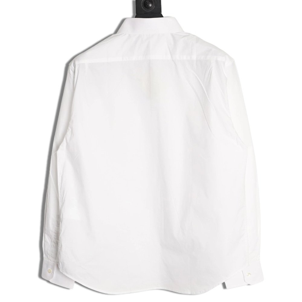 Loewe SquareEmbroidered LongSleeve Shirt,Loewe Shirt,Shirt,APPAREL