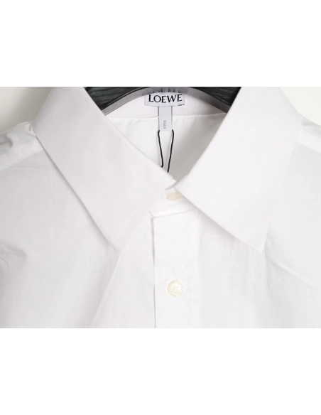 Loewe SquareEmbroidered LongSleeve Shirt,Loewe Shirt,Shirt,APPAREL