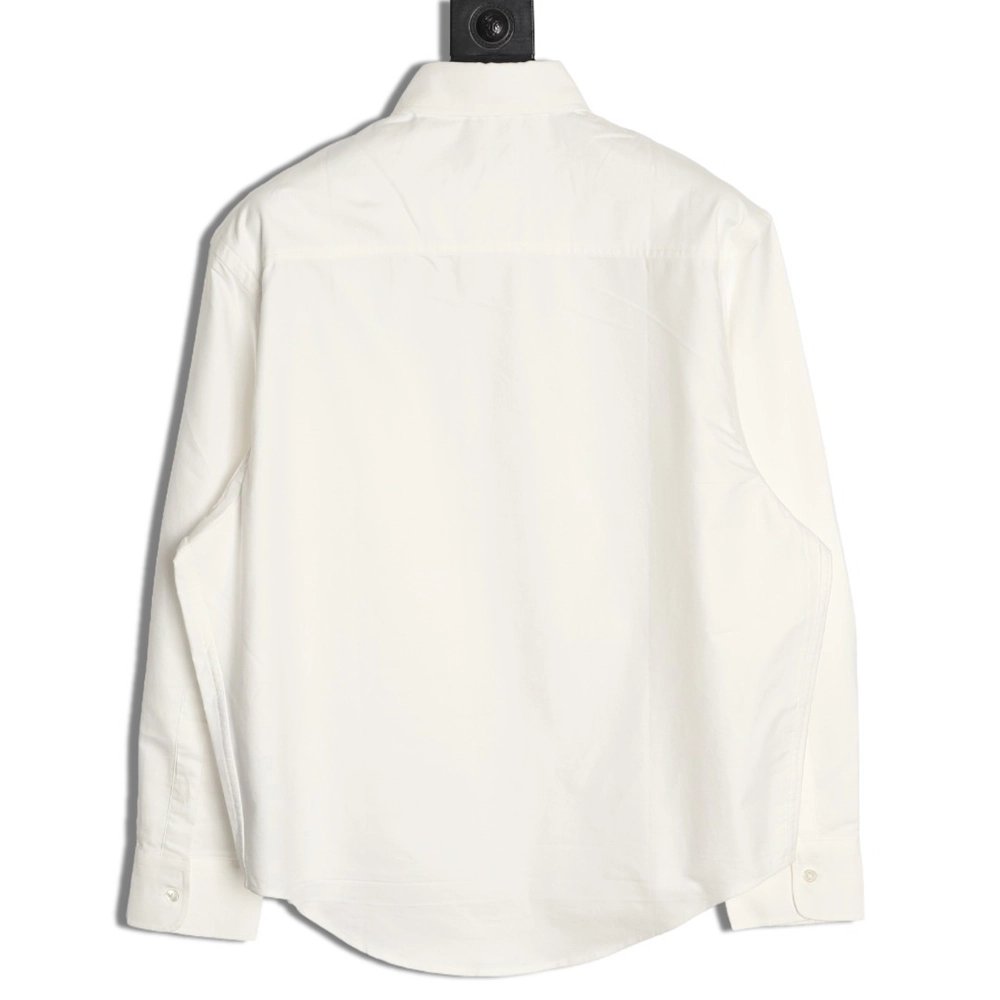 Ami Paris Pocket HeartEmbroidered Shirt,Ami Shirt,Shirt,APPAREL