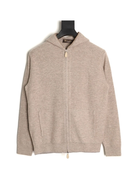 Loro Piana Cannage Wool Zip-Up Jacket,Loro Piana