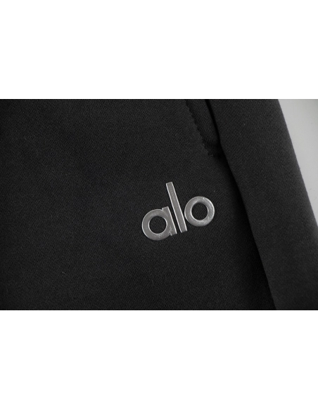 Alo Yoga Accolade Straight-leg Cotton-jersey Jogging Bottoms K504 Dark Gray,Alo Pants,PANTS JEANS,APPAREL