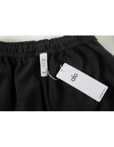 Alo Yoga Accolade Straight-leg Cotton-jersey Jogging Bottoms K504 Dark Gray,Alo Pants,PANTS JEANS,APPAREL