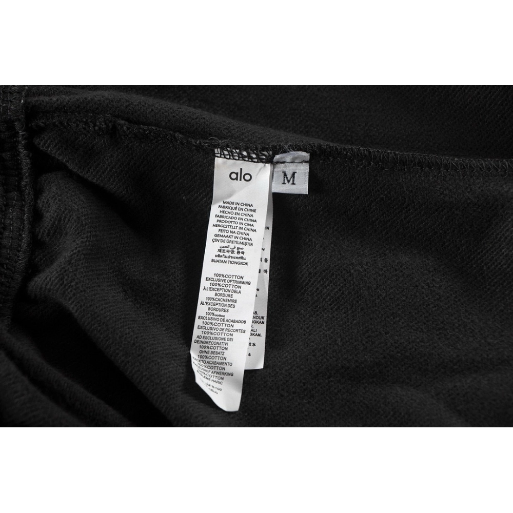 Alo Yoga Accolade Straight-leg Cotton-jersey Jogging Bottoms K504 Dark Gray,Alo Pants,PANTS JEANS,APPAREL