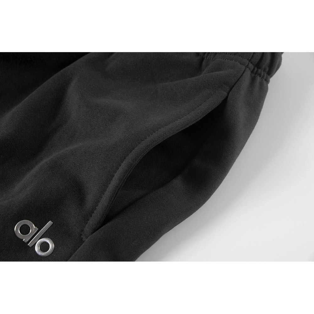 Alo Yoga Accolade Straight-leg Cotton-jersey Jogging Bottoms K504 Dark Gray,Alo Pants,PANTS JEANS,APPAREL