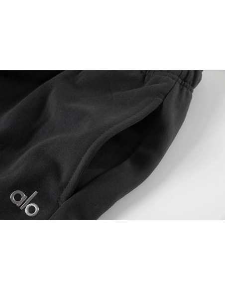 Alo Yoga Accolade Straight-leg Cotton-jersey Jogging Bottoms K504 Dark Gray,Alo Pants,PANTS JEANS,APPAREL