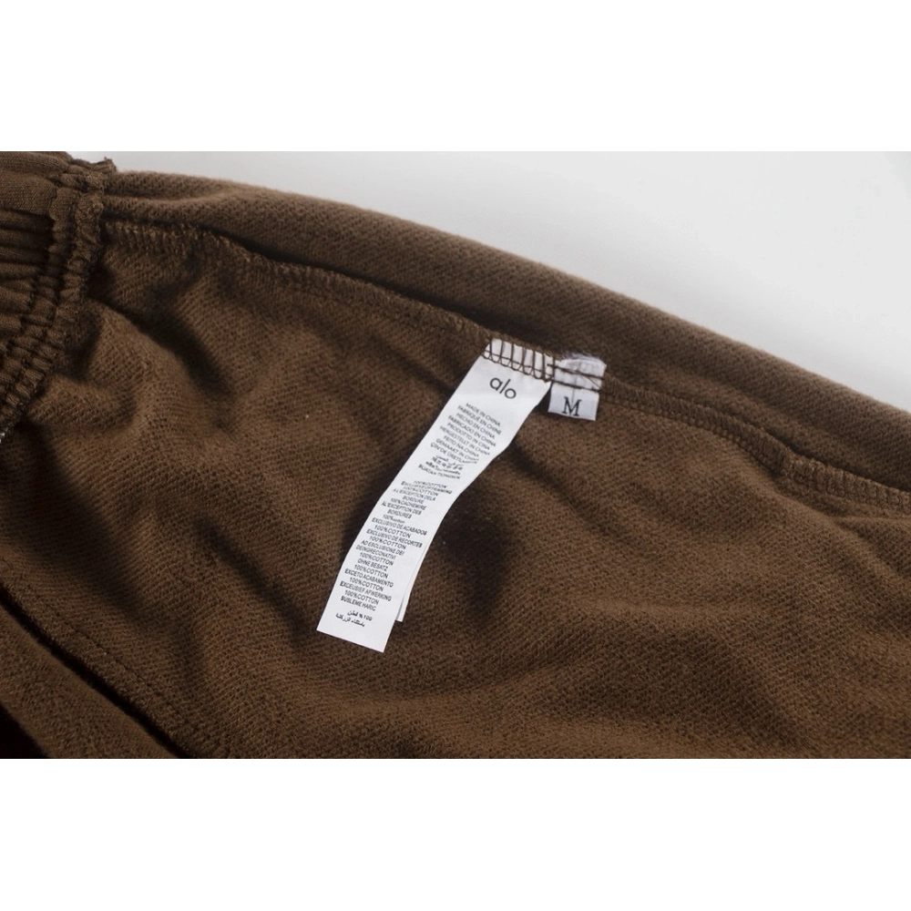Alo Yoga Accolade Straight-leg Cotton-jersey Jogging Bottoms K504 Brown,Alo Pants,PANTS JEANS,APPAREL