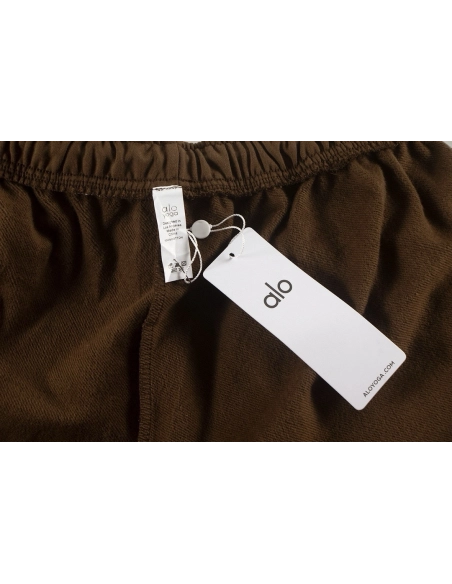 Alo Yoga Accolade Straight-leg Cotton-jersey Jogging Bottoms K504 Brown,Alo Pants,PANTS JEANS,APPAREL