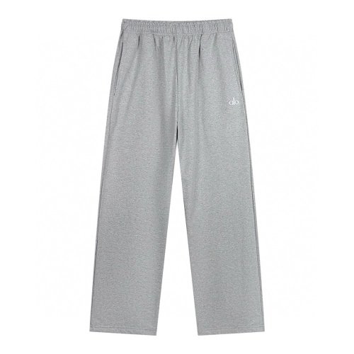 Alo Yoga Accolade Straight-leg Cotton-jersey Jogging Bottoms K504 Gray,Alo Pants,PANTS JEANS,APPAREL