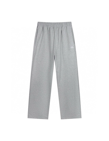 Alo Yoga Accolade Straight-leg Cotton-jersey Jogging Bottoms K504 Gray,Alo Pants,PANTS JEANS,APPAREL