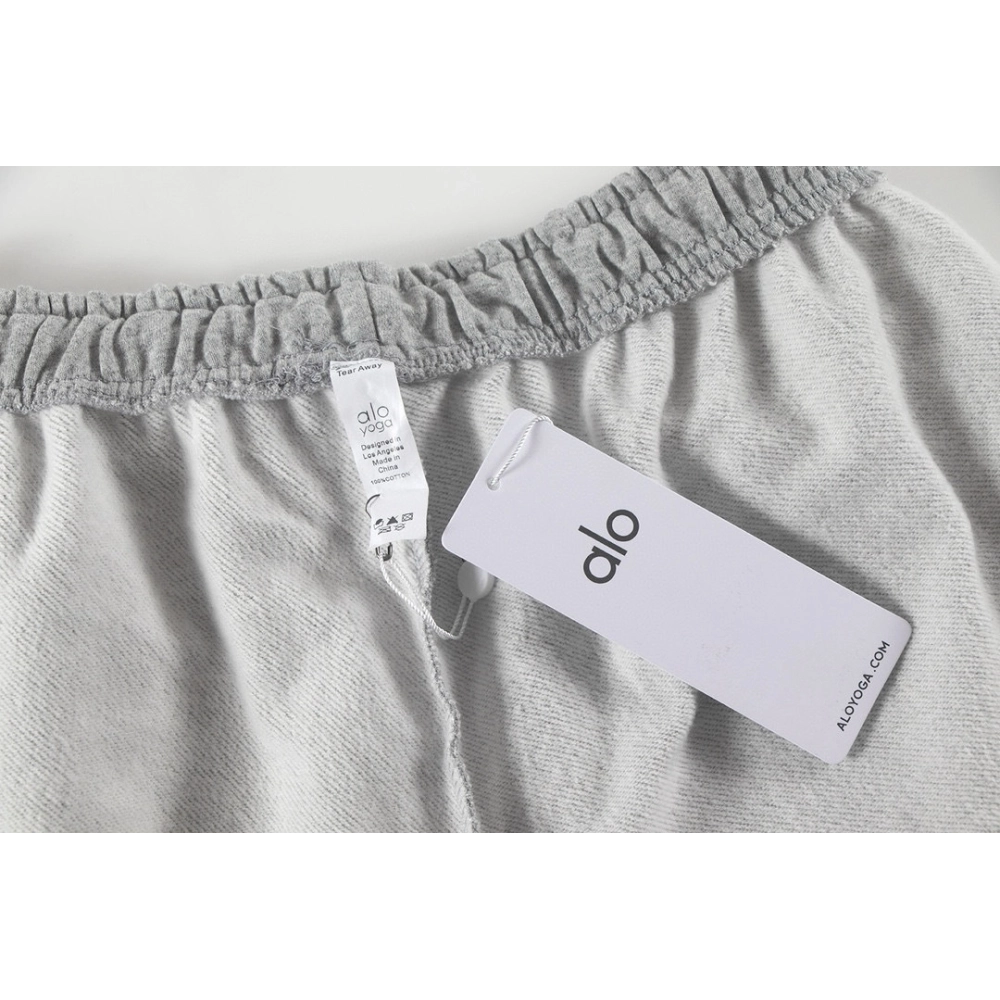 Alo Yoga Accolade Straight-leg Cotton-jersey Jogging Bottoms K504 Gray,Alo Pants,PANTS JEANS,APPAREL