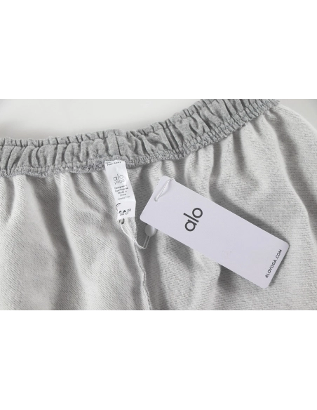 Alo Yoga Accolade Straight-leg Cotton-jersey Jogging Bottoms K504 Gray,Alo Pants,PANTS JEANS,APPAREL