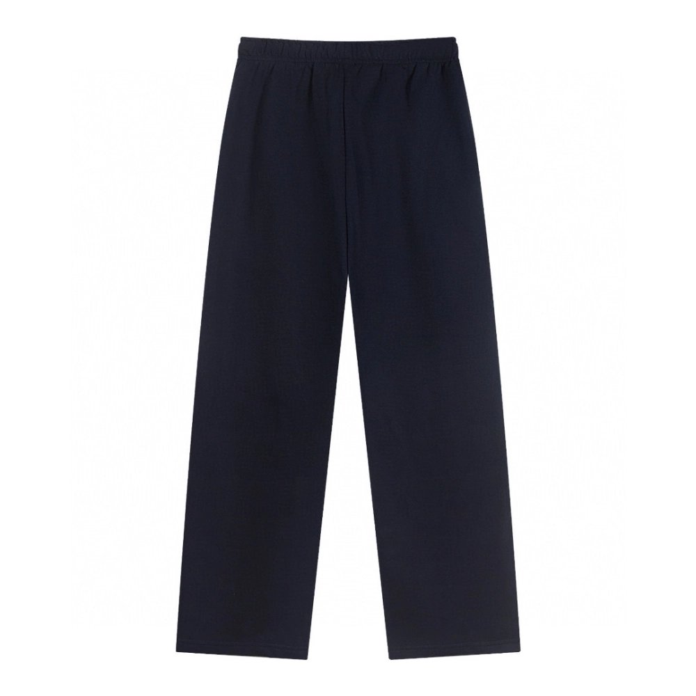 Alo Yoga Accolade Straight-leg Cotton-jersey Jogging Bottoms K504 Dark Blue,Alo Pants,PANTS JEANS,APPAREL