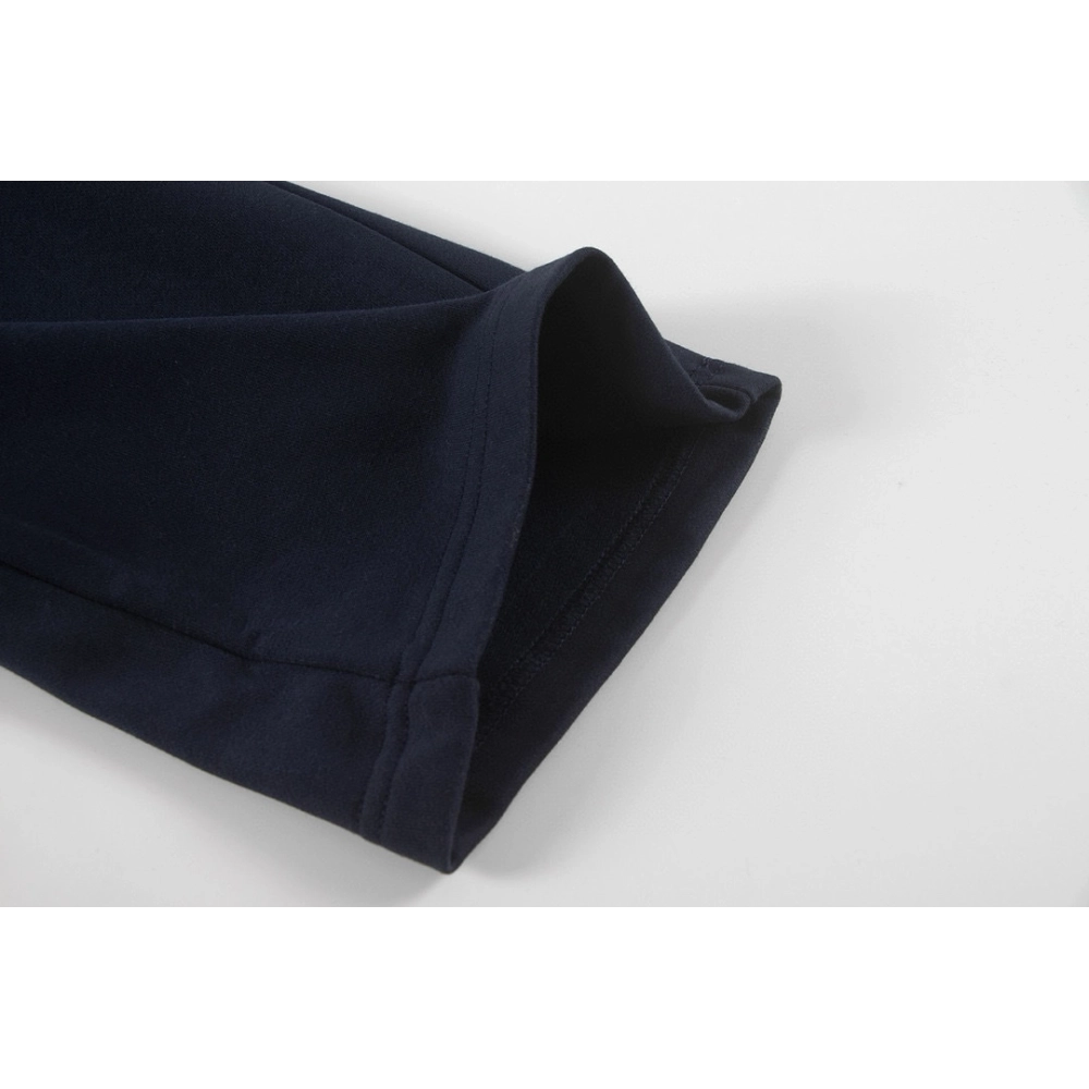 Alo Yoga Accolade Straight-leg Cotton-jersey Jogging Bottoms K504 Dark Blue,Alo Pants,PANTS JEANS,APPAREL