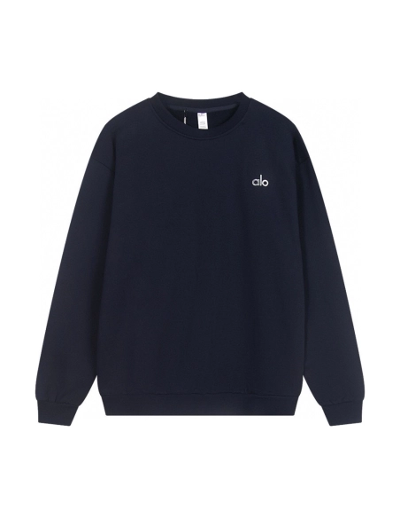 Alo Yoga Crewneck Sweatshirt K501 Dark Blue,ALO Yoga Sweatshirt,Sweatshirt,APPAREL