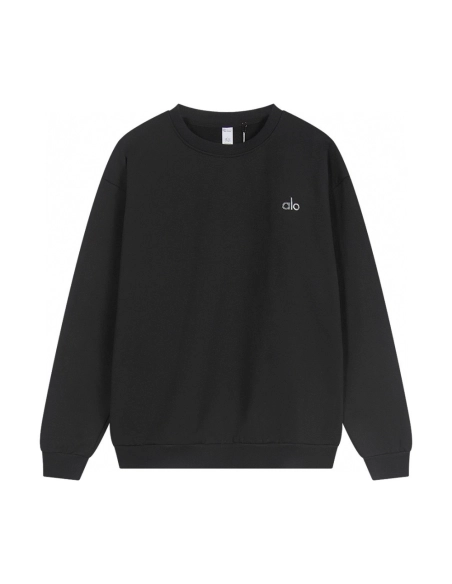 Alo Yoga Crewneck Sweatshirt K501 Dark Gray,ALO Yoga Sweatshirt,Sweatshirt,APPAREL