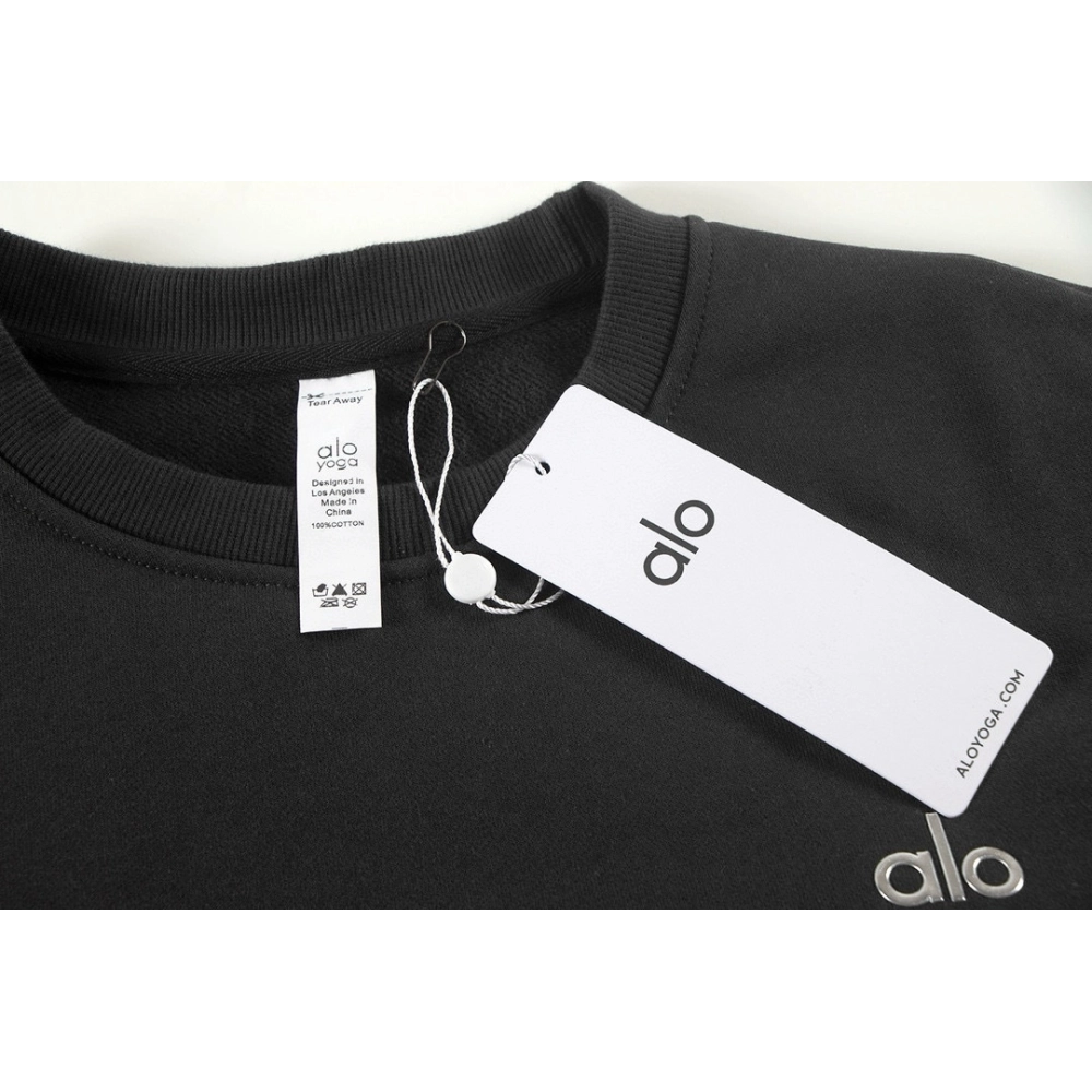 Alo Yoga Crewneck Sweatshirt K501 Dark Gray,ALO Yoga Sweatshirt,Sweatshirt,APPAREL