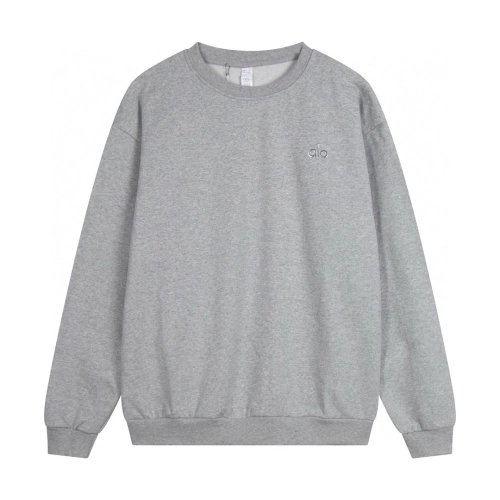 Alo Yoga Crewneck Sweatshirt K501 Gray,ALO Yoga Sweatshirt,Sweatshirt,APPAREL
