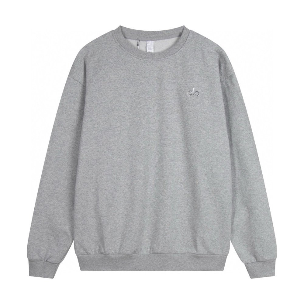 Alo Yoga Crewneck Sweatshirt K501 Gray,ALO Yoga Sweatshirt,Sweatshirt,APPAREL