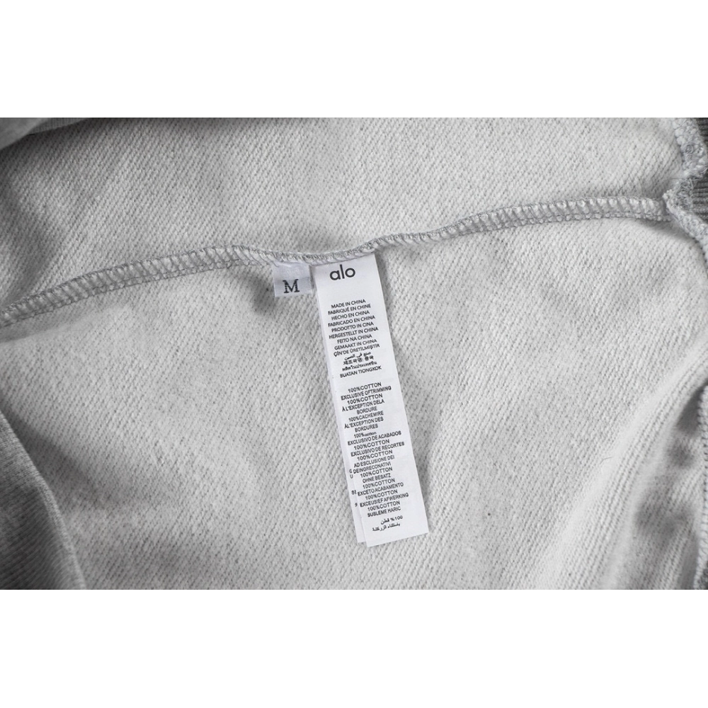 Alo Yoga Crewneck Sweatshirt K501 Gray,ALO Yoga Sweatshirt,Sweatshirt,APPAREL