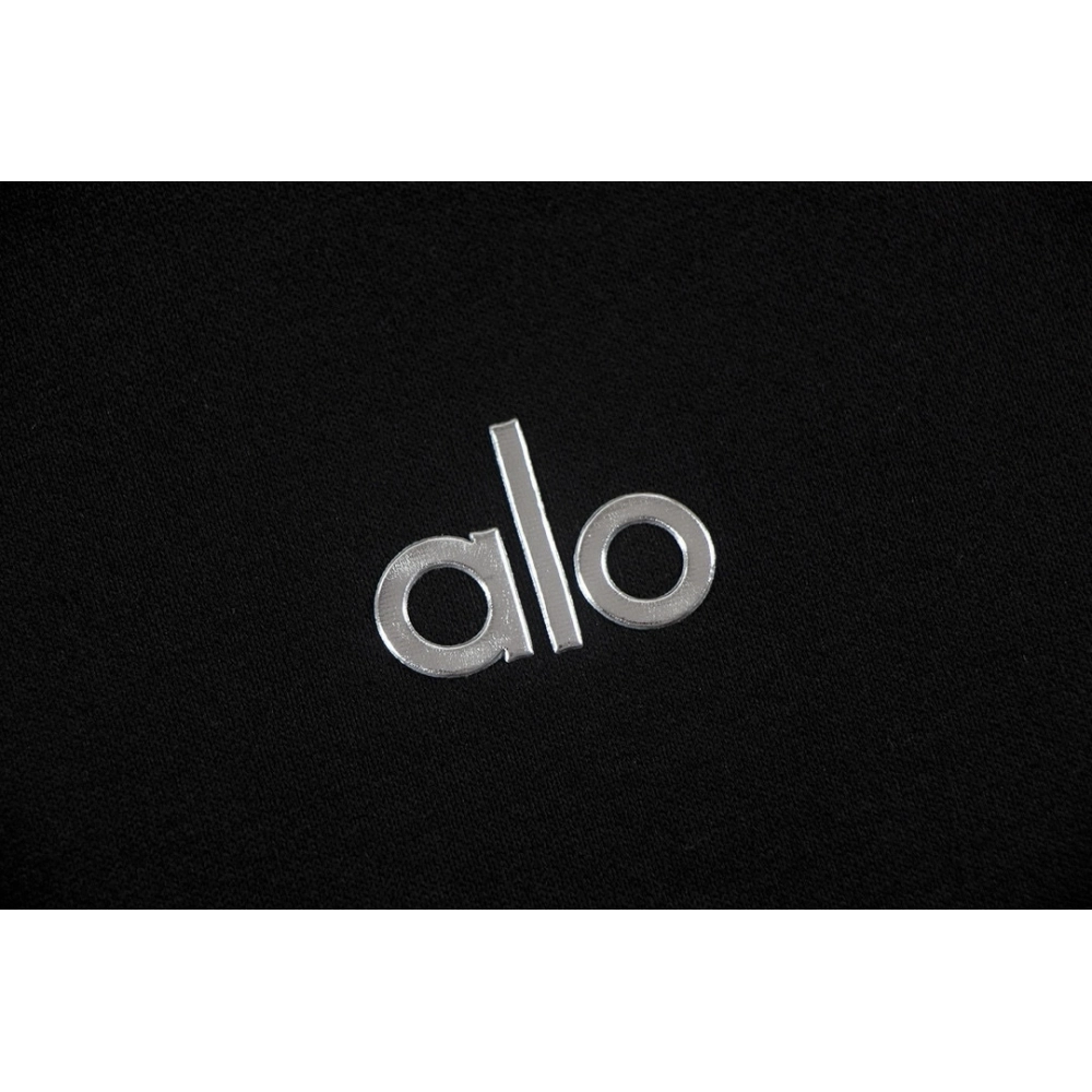 Alo Yoga Crewneck Sweatshirt K501 Black,ALO Yoga Sweatshirt,Sweatshirt,APPAREL