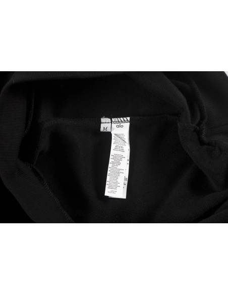 Alo Yoga Crewneck Sweatshirt K501 Black,ALO Yoga Sweatshirt,Sweatshirt,APPAREL
