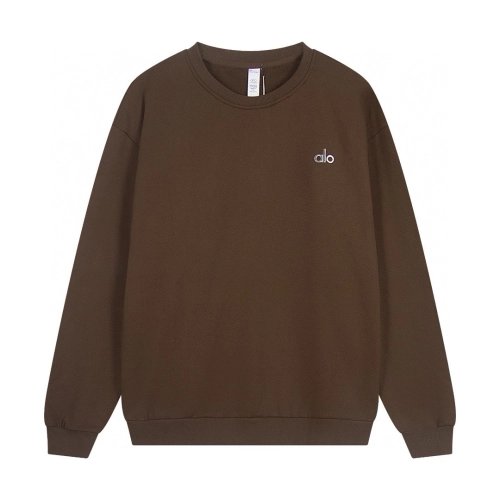 Alo Yoga Crewneck Sweatshirt K501 Brown,ALO Yoga Sweatshirt,Sweatshirt,APPAREL