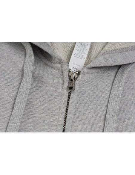 Alo Yoga Zip-Up Hoodie K521 Gray,ALO Hoodie,Hoodie,APPAREL