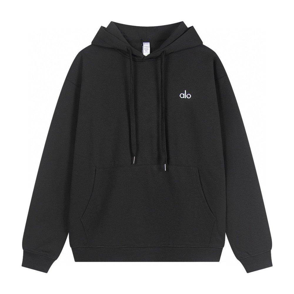 Alo Yoga Accolade Cotton-blend French Terry Hoodies K502 Dark Gray,ALO Hoodie,Hoodie,APPAREL