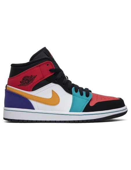 AIR JORDAN 1 MID MULTICOLOR 554724 125,AIR JORDAN 1 MID,Air Jordan