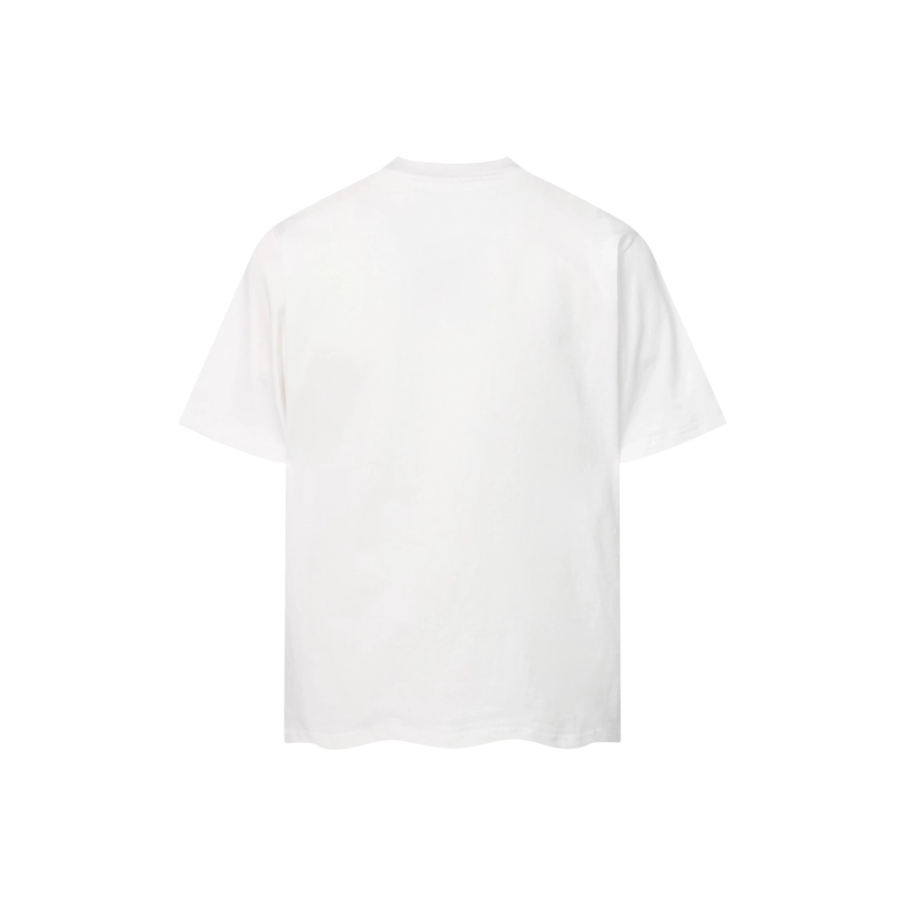 Sp5der Rhinestone T-shirt T014 Black White,Sp5der T-shirt,Tshirt,APPAREL