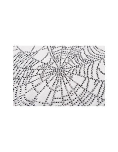 Sp5der Rhinestone T-shirt T014 Black White,Sp5der T-shirt,Tshirt,APPAREL