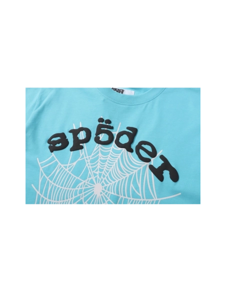 Sp5der T-shirt T010 Black Blue Gray Olive,Sp5der T-shirt,Tshirt,APPAREL