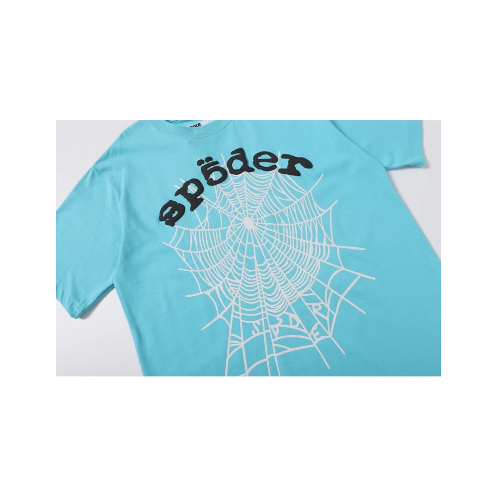 Sp5der T-shirt T010 Black Blue Gray Olive,Sp5der T-shirt,Tshirt,APPAREL