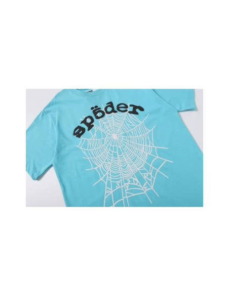 Sp5der T-shirt T010 Black Blue Gray Olive,Sp5der T-shirt,Tshirt,APPAREL