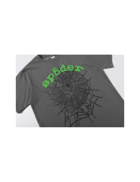 Sp5der T-shirt T010 Black Blue Gray Olive,Sp5der T-shirt,Tshirt,APPAREL