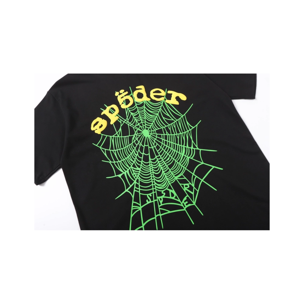 Sp5der T-shirt T010 Black Blue Gray Olive,Sp5der T-shirt,Tshirt,APPAREL