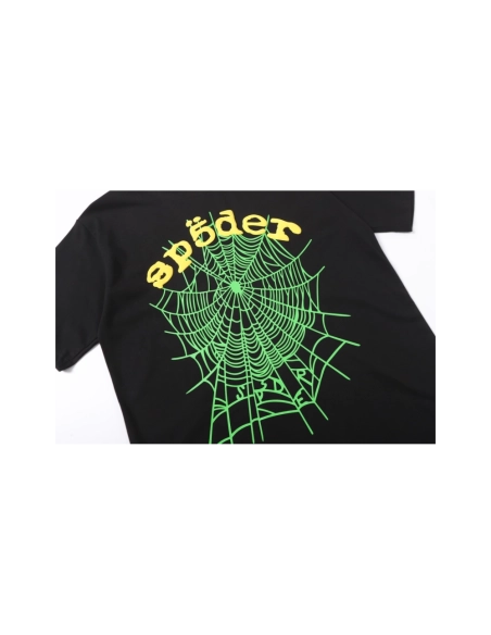 Sp5der T-shirt T010 Black Blue Gray Olive,Sp5der T-shirt,Tshirt,APPAREL